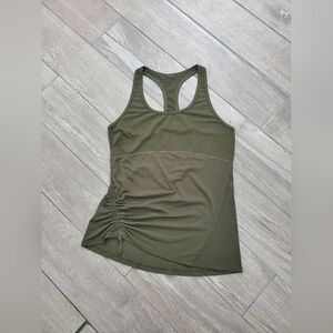 Fabletics olive green sport active tank top